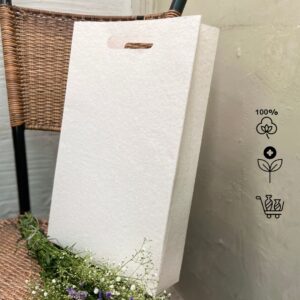 Flat-Pack Eco-Friendly Cotton Paper Bag