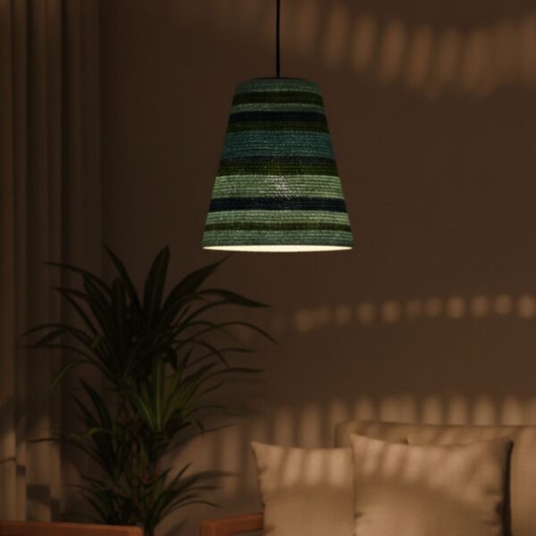 LuminEarth Sabai Pendant Shade – Handwoven Artisanal Lighting - Image 3